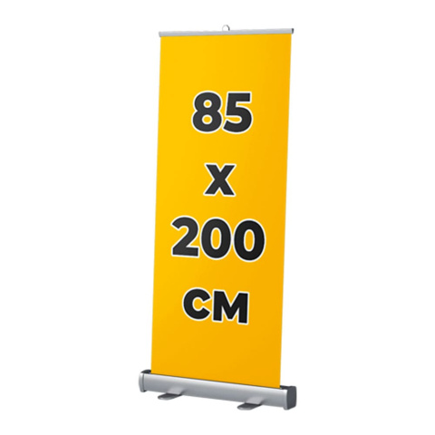 Мобильный стенд Роллап DLC алюминий, 85x200см, 1,9кг