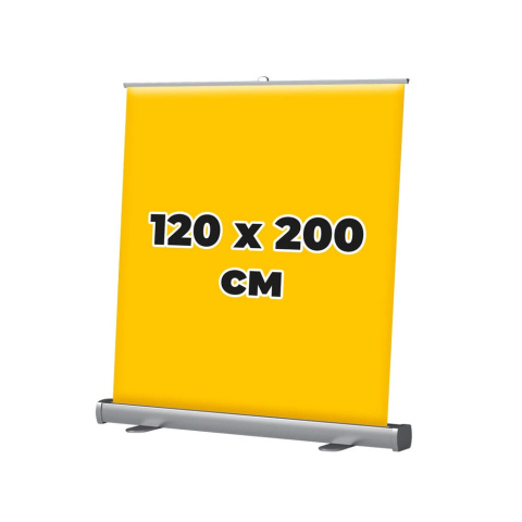 Мобильный стенд Роллап DLC алюминий, 120x200см, 2,35кг