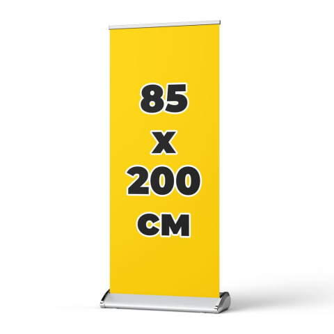 Мобильный стенд Капля Роллап DLC НО алюминий, 85x200см, 3,6кг