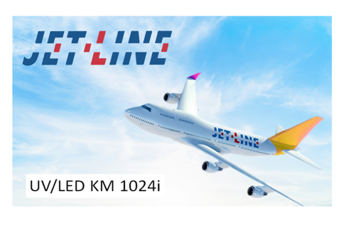 УФ чернила JET LINE KM1024 И Черный (черные), 1 л