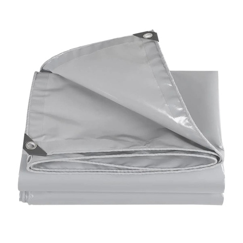 Тентовая ткань ПВХ Taltex HS7042G серая, лакированная, 900 г/м2, 3x50м