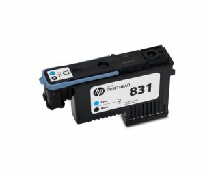 Латексные печатающие головки HP 831  Циан и Черный, 775 мл